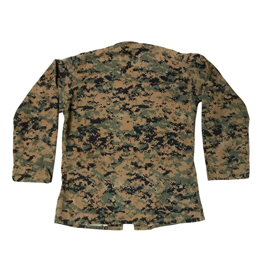 Short Bark Industries USMC MARPAT Woodland Digital Camo Combat Jacket M-L - Picture 2 of 6